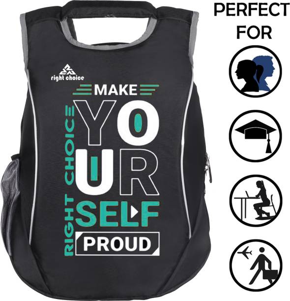 RIGHT CHOICE daily use unisex typography college bag daily use (2337) 20 L Backpack