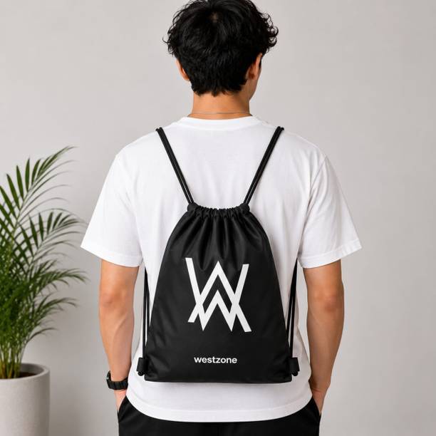 Small 11 L Backpack Drawstring Gym Bag for Boys & Girls | String Backpack for School