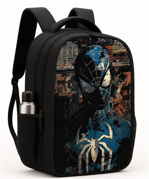 Bagbros Spiderman Backpack |Waterproof Printed Superhero School, College, Backpack 35L 35 L Backpack