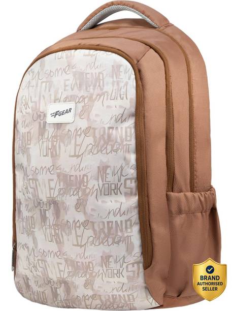 F Gear Shinra School Backpack, 3 Compartments, Airflow Padded Panel with bottle holder 34 L Backpack