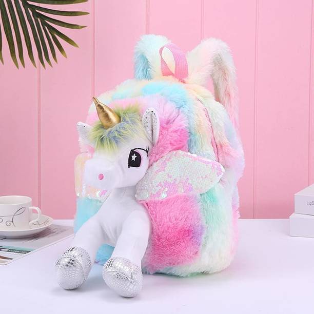ARGHAV UNICORN SOFT BAG/KIDS BAG/GIFT FOR GIRLS/SOFT UNICORN BAG 12 L बैकपैक