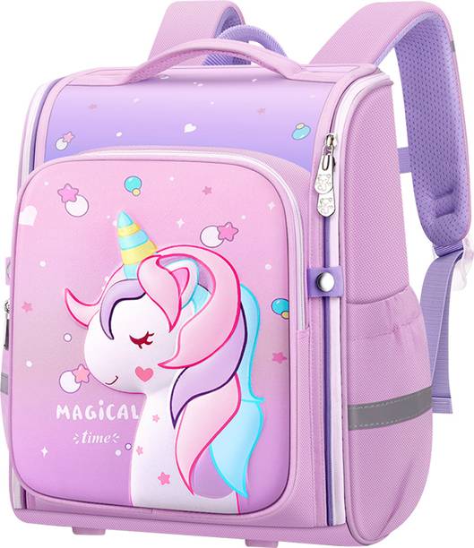 ELEPHANTBOAT Unicorn Backpack for Kids Girls Stylish Durable Water-Resistant Backpack 2.5 L Backpack