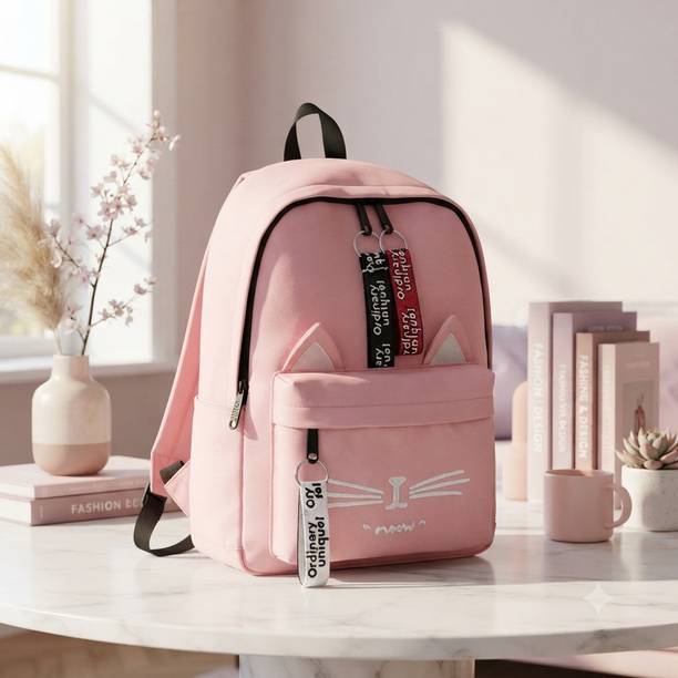 BROSELL Cute Cat Ear School Backpack for Girls 6 L Backpack