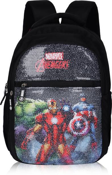 Priority 16 inch Glitz 004 Marvel Avengers Printed Black 27 L Backpack