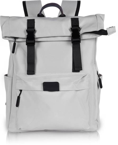 VOYAGER PARIS The Vanguard Roll Top Laptop bag | Stylish bags for Office and College 21 L Laptop Backpack