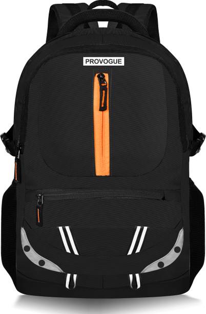 PROVOGUE Unisex Spacious Backpack With Rain Cover And Reflective Strip 35 L Laptop Backpack