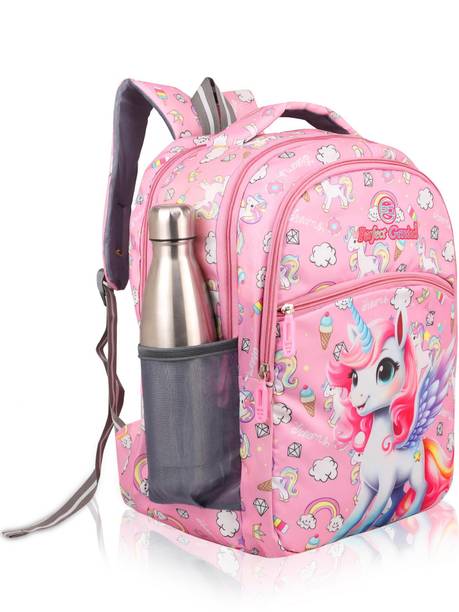 PERFECT GENIUS Kids School Bag for Girls & Boys | Large Unicorn Backpack |3 to 9 Years Waterproof Backpack