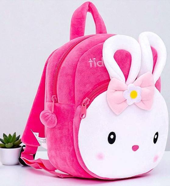 KASHAF ENTERPRISES Kongi Rabbite Soft Plush Kids School Bag Baby Years 2 to 6 Boy,Girl Nursery(S1E) 12 L Backpack
