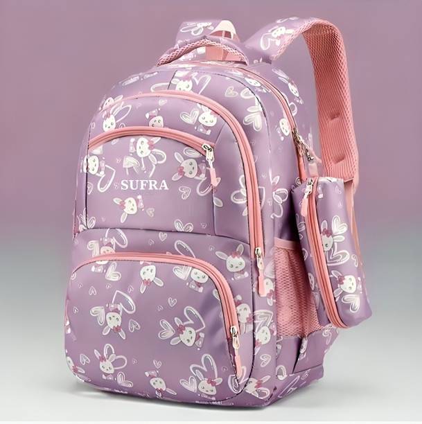 SUFRA spacy comfortable 4th to 10th class casual Waterproof School Bag 30 L Backpack