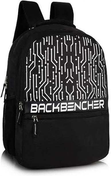 RICHPACK Backbenchers White Edge Stylish Backbenchers School Bag Boys 30 L Backpack