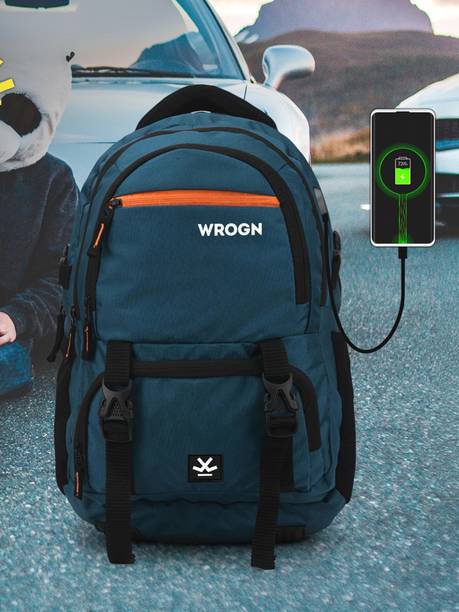WROGN with Port and Rain Cover 40 L Laptop Backpack
