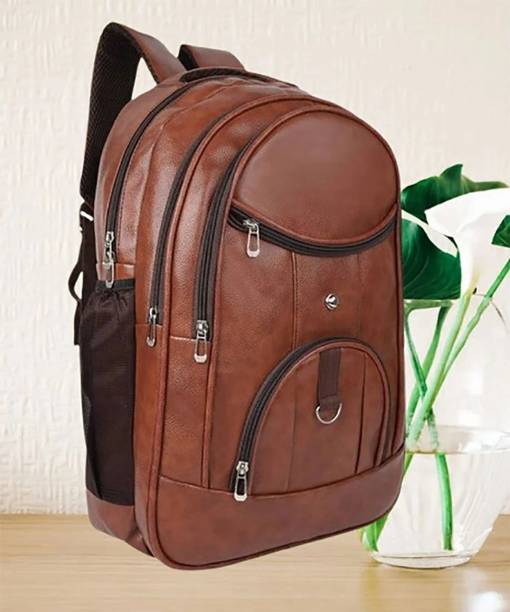 Medium 30 L Laptop Backpack Men’s Executive Backpack – Vegan Leather.