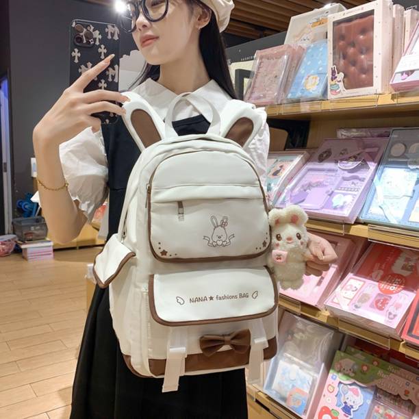 Tinytot Japanese Style Korean Unisex School College Casual Laptop Backpack Bag 30 L Backpack