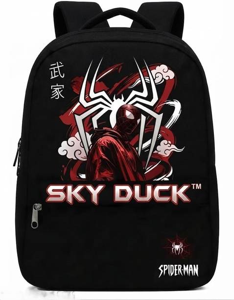 SkyDuck Spiderman Graphic Bag for School, College, Travel & Daily Use 45 L Laptop Backpack