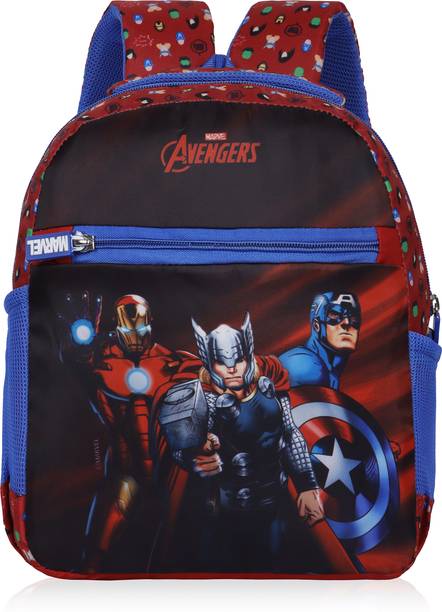 Priority 12 inch Truffle 003 Marvel Avengers Printed Red 20 L Backpack