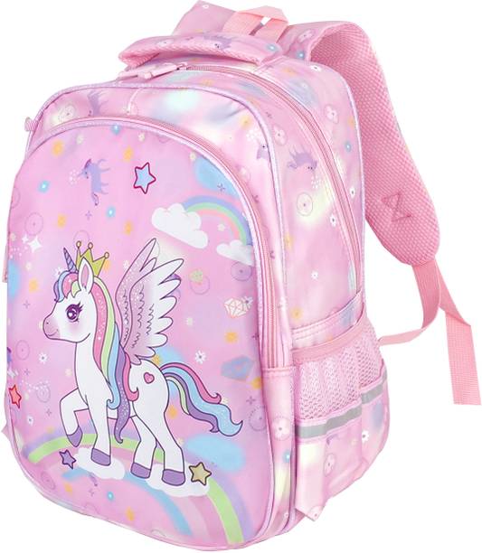 STORITE Unicorn School Bag for Kids Girls Stylish Durable Water-Resistant Backpack 10 L Backpack
