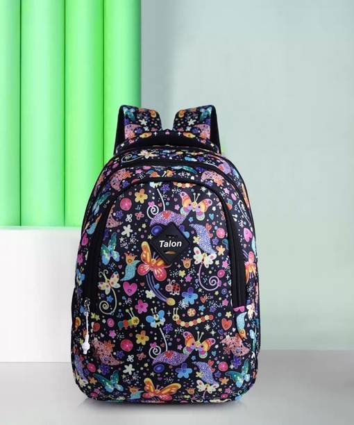 Talon Casual Fancy Printed Design School Tuition College Backpack For Boys & Girls 30 L Backpack