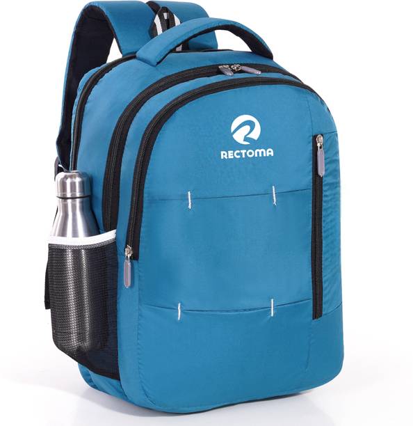 Large 35 L Laptop Backpack Laptop Bagpack With 3 Compartments Polyester Trendy Waterproof Travel Backpack