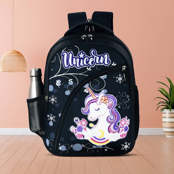 Wayland Stylish Unicorn Printed School Bag Girls Perfect Backpack for Kids & Girls 26 L Backpack