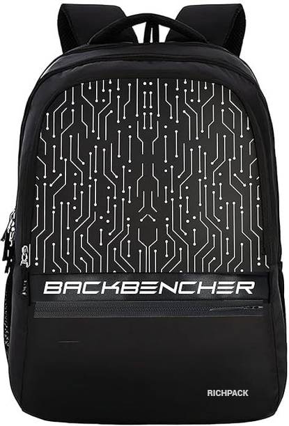 RICHPACK Stylish School/College Backpack with Side Pockets & Handle 20 L Backpack