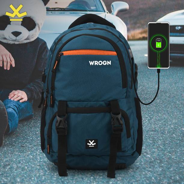 WROGN ASHPER Unisex with USB Port and Rain Cover 40 L Laptop Backpack