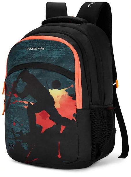 NASHER MILES Cricket Backpack for Men & Women | 3 compartment/ Casual/ College Bag | 45L 45 L Backpack