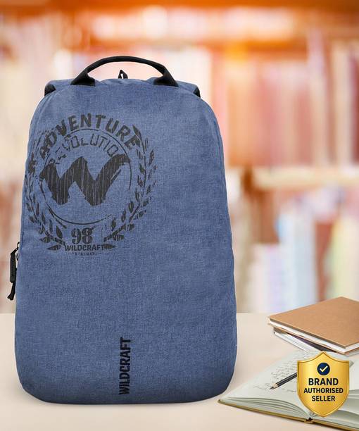 Wildcraft Small 20 L Laptop Backpack Knight_Mel (Blue)