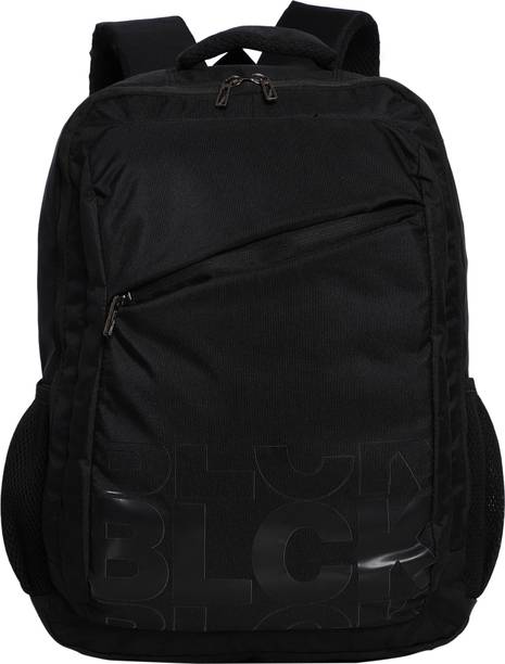 Medium 28 L Laptop Backpack BLCK-Square-Black