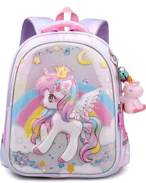Verilux Unicorn Backpack Kawaii School Backpack for Girls Waterproof Book Bag Age 4-6 4.98 L Backpack