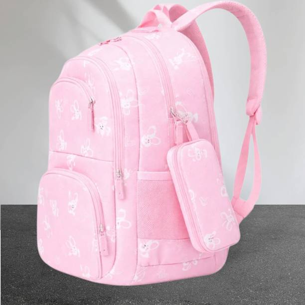 Abeeha printed school, College, office, travel, & tuition bag for girl 45 L Backpack