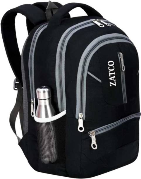 ZATCO 35L Laptop Backpack black casual unisex school bag collage bag travel backpack 35 L Laptop Backpack