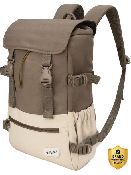 Small 18 L Laptop Backpack Canyon 18L Premium Canvas Laptop Backpack|Water-Resistant|Office & College Bag