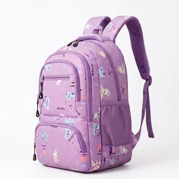 Conceptsall LATEST PURPLE BACKPACK FOR GIRL USE SCHOOL DAILY USE COLLEGE Waterproof Backpack