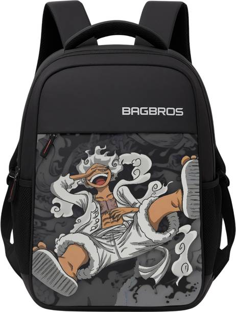 Bagbros One Piece Luffy Backpack |Waterproof Anime School, College, Travel Backpack 30L 30 L Backpack