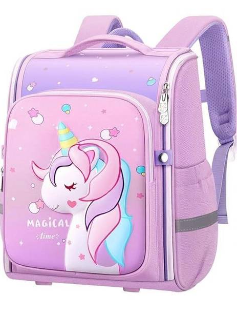 MILONI USA Unicorn Backpack for Kids Girls Stylish Durable Shoulder School 16 L Backpack