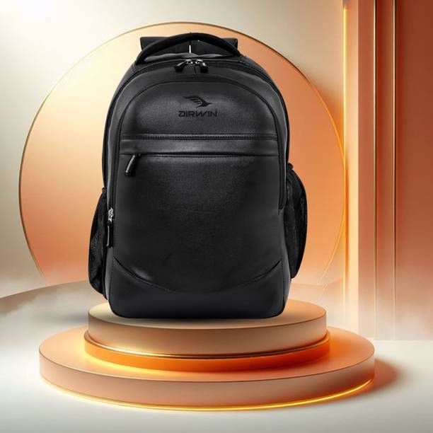 Airwin PU Leather stylish Backpack Boys Girls/Office /College/ for Everyday Use 25 L Laptop Backpack