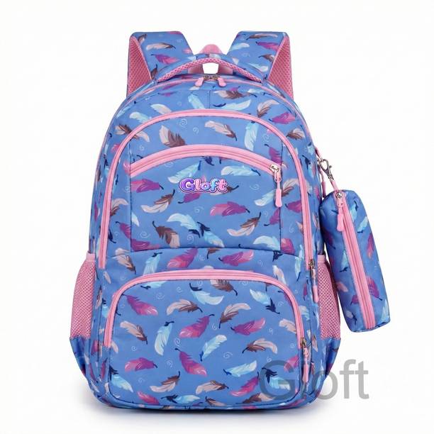 AM Creation 35L Trendy Water Resistant Laptop Backpack Bag with Pouch for Girls & Women 35 L Laptop Backpack