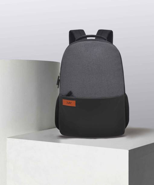SKYBAGS Evo Laptop Backpack Black & Grey 18 L Laptop Backpack
