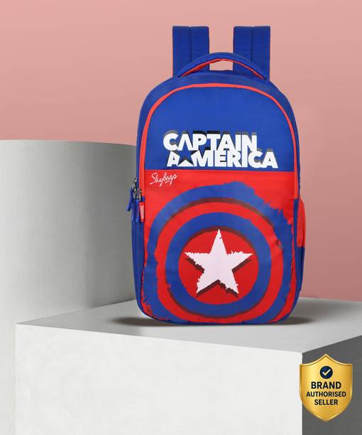 Medium 30 L Backpack MARVEL CAPTAIN AMERICA SCHOOL BP 03 BLU