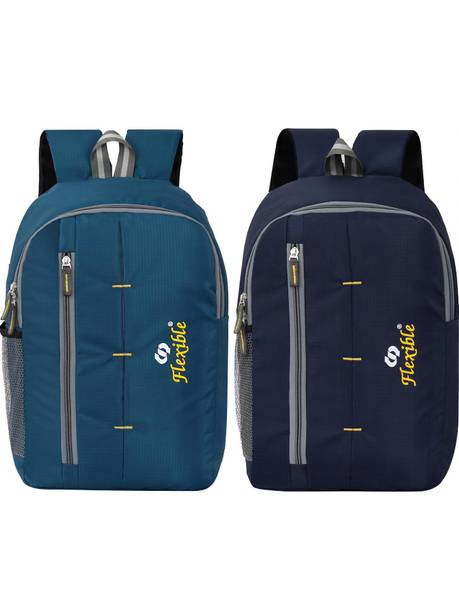 Flexible Combo Branded 25L Laptop Backpack Lightweight ForSchoolCollageTutionOfficePicnic 25 L Backpack