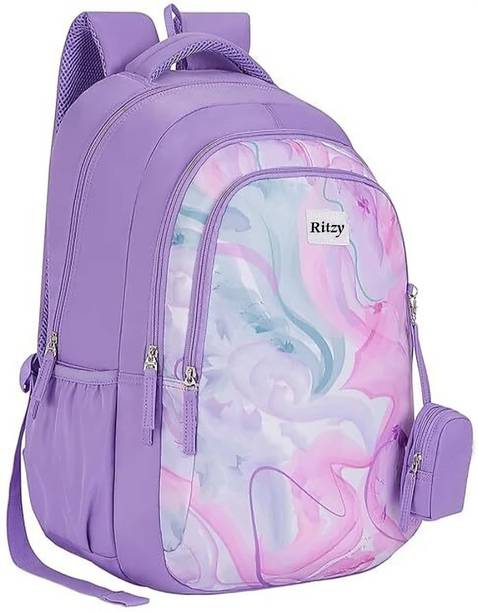 RITZY 36 L GIRLS AND WOMEN Backpack FOR SCHOOL COLLEGE TRAVEL BACKPACK 36 L Backpack