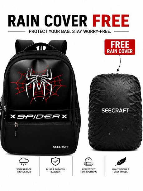 SEE-CRAFT 35L Spider Print Trending Backpack 35 L Laptop Backpack
