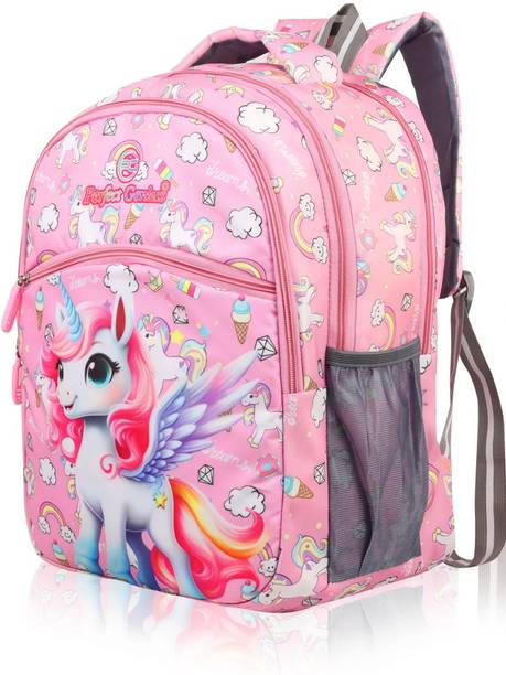 PERFECT GENIUS Unicorn Printed Kids School Bag for Girls / Boys | 3 to 9 Years 24 L Backpack
