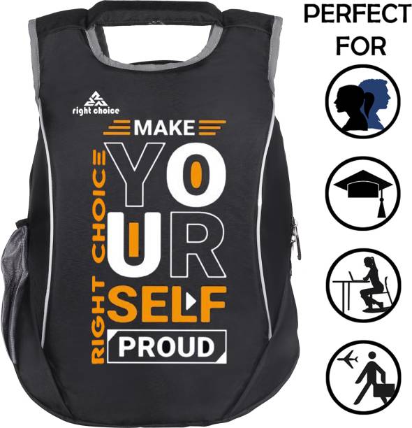 RIGHT CHOICE daily use unisex typography college bag daily use (2338) 20 L Backpack