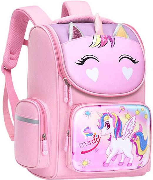 gustave Unicorn Cartoon School Backpack Large Capacity for Girls Kids 3-6 Years Old Backpack