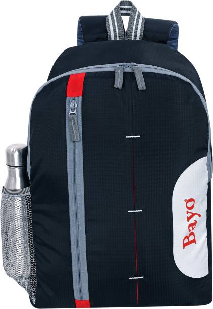 bayo Black 25 L Lightweight For School Collage Office Tuition and Picnic Backpack 25 L Backpack