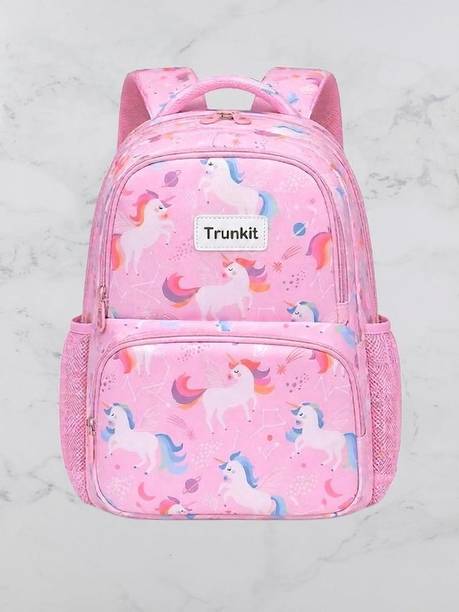 Trunkit 19 inch School Bag for Boys & Girls | Printed, Lightweight, Soft Padded Straps 35 L Backpack