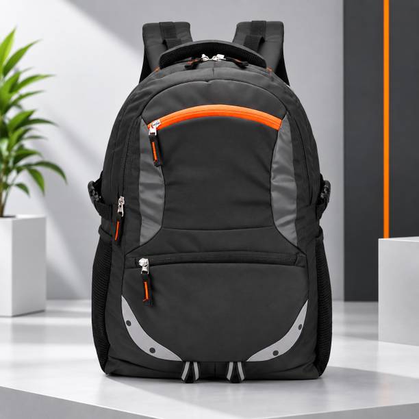 THE REAL ARV Unisex Spacy School Collage Bag & Backpack With Rain Cover And With USB Port 30 L Backpack