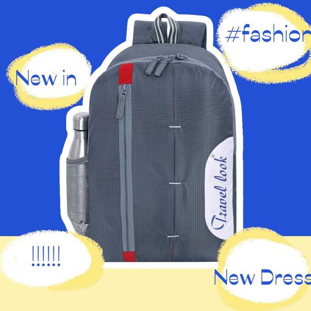 Travel Look Grey For School Collage Office Tuition & Picnic Backpack 25 L Backpack