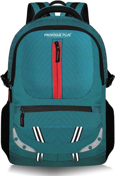 PROVOGUE PLUS Water Rasistant Fabric Classy Unisex School College Bag With Reflective Strip 35 L Backpack